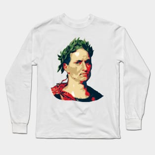 Julius Caesar Pop Art Long Sleeve T-Shirt